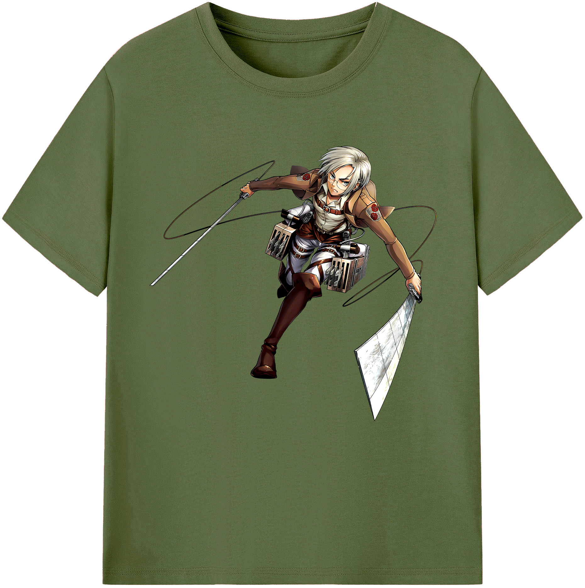 （画像用）  綿100％半袖Tシャツ（フロントプリント）